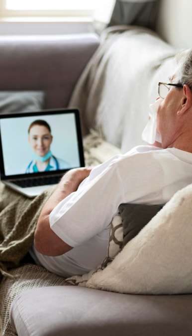 Telehealth and remote patient monitoring senior patients Telesalud y Telemedicina para monitoreo remoto de pacientes adulto mayor